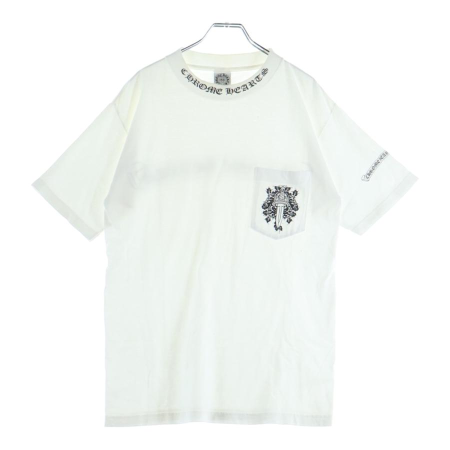 CHROME HEARTS（クロムハーツ） OLD CH T-SHIRT ネックロゴ ダガー