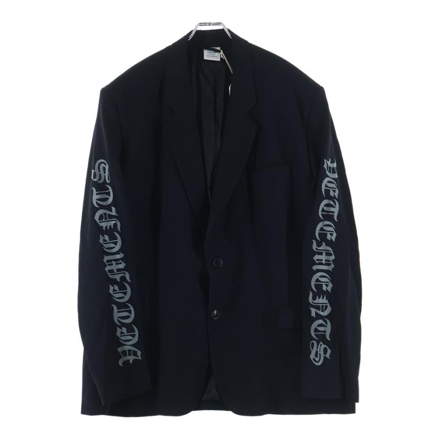 【20SS】VETEMENTS gothic logo jacket VETEMENTS（ヴェトモン） 20SS GOTHIC LOGO EMBROIDERED JACKET