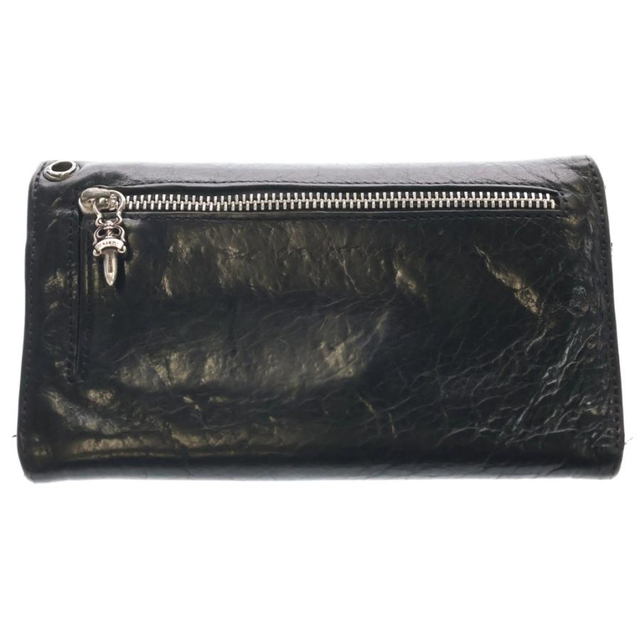 CHROME HEARTS（クロムハーツ） WAVE ウェーブ レザーウォレット 財布