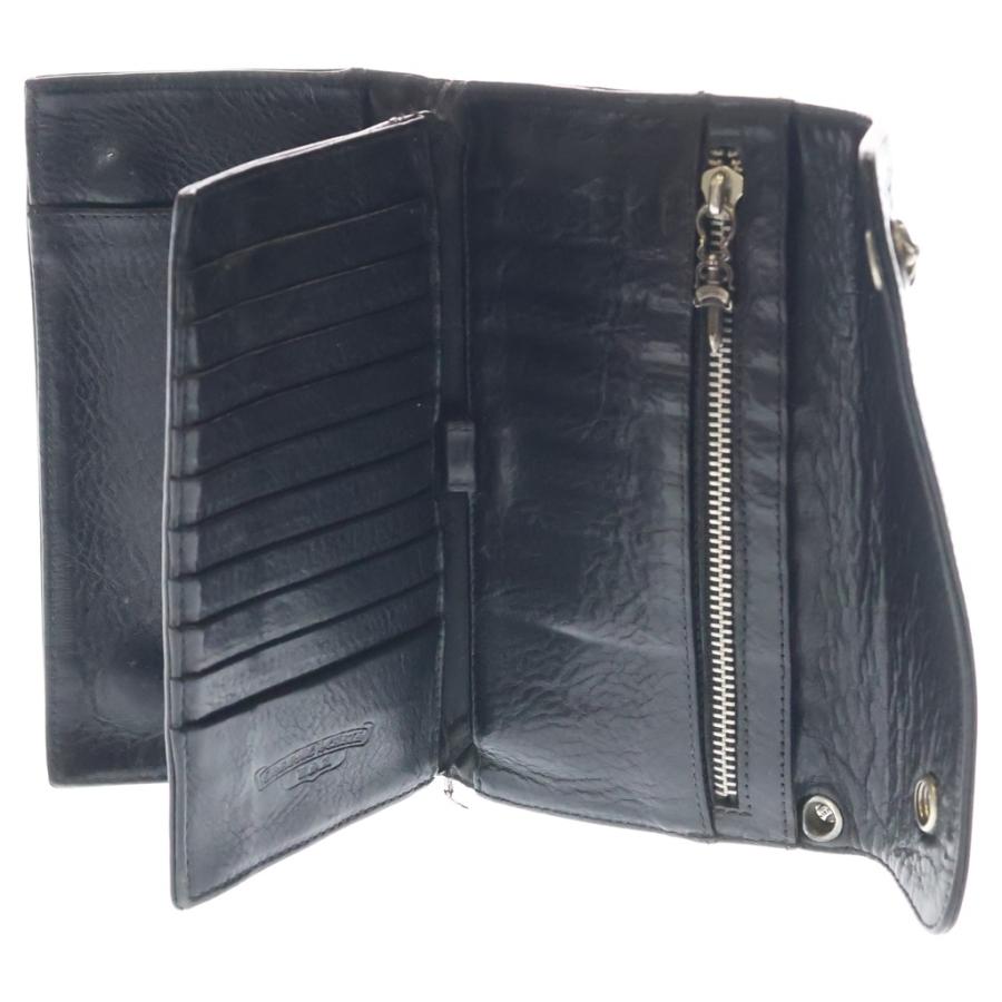 CHROME HEARTS（クロムハーツ） WAVE ウェーブ レザーウォレット 財布