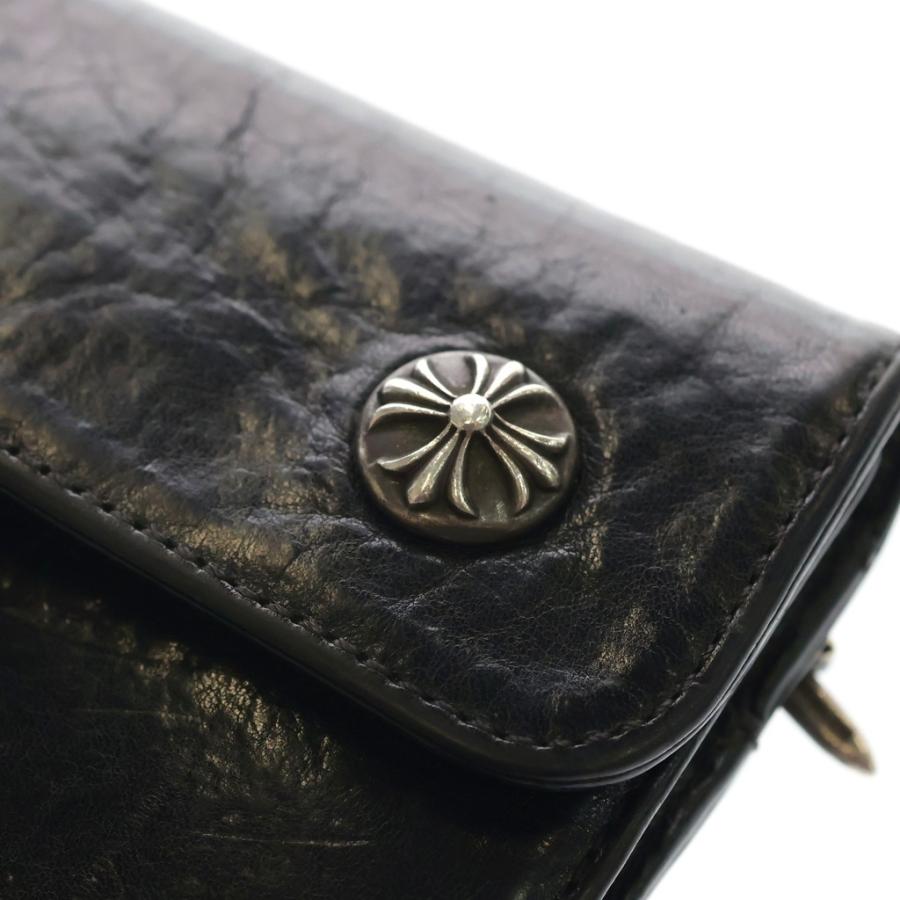 CHROME HEARTS（クロムハーツ） WAVE ウェーブ レザーウォレット 財布