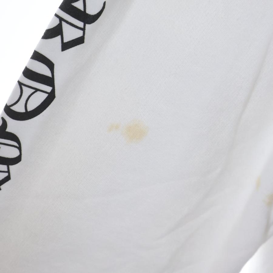 CHROME HEARTS（クロムハーツ） SWTSHRT HD ZIP 袖ロゴ バック