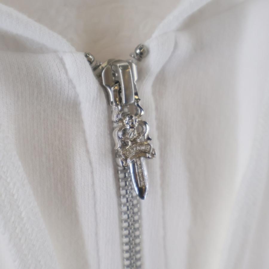 CHROME HEARTS（クロムハーツ） SWTSHRT HD ZIP 袖ロゴ バック