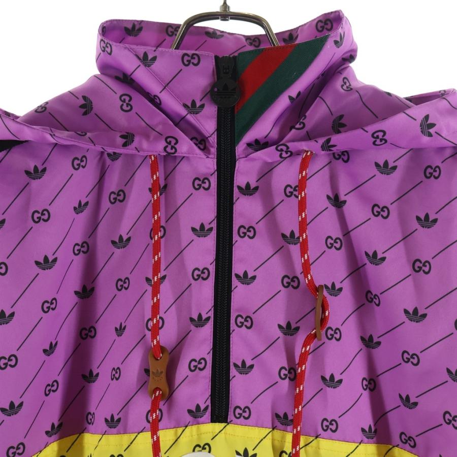 GUCCI グッチ レインボー GG柄 ナイロンパーカー アノラック 48 L GUCCI（グッチ） ×adidas 22AW GG総柄 ナイロン アノラックブルゾン
