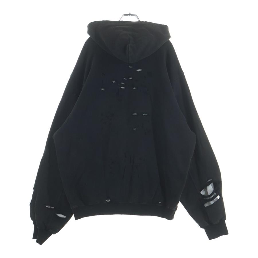 BALENCIAGA（バレンシアガ） 21SS DESTROYED HOODIE デストロイド 汚れ