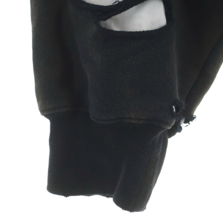 BALENCIAGA（バレンシアガ） 21SS DESTROYED HOODIE デストロイド 汚れ