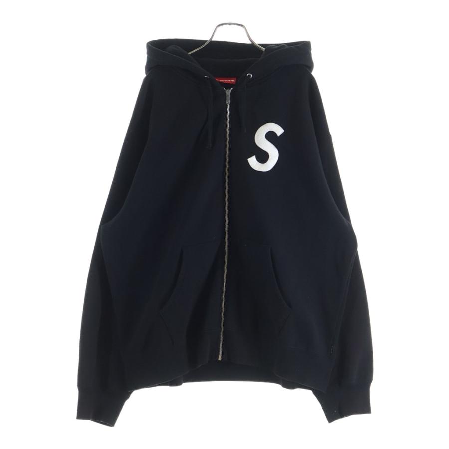 SUPREME シュプリーム 23AW S Logo Zip Up Hooded Sweatshirt ジップアップ フーディ ブラック Supreme（シュプリーム） 23AW S Logo Zip Up Hooded Sweatshirt
