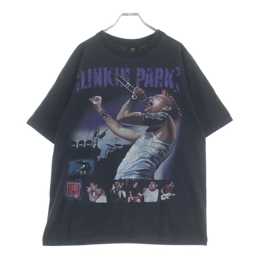 VINTAGE ヴィンテージ 90s-00s ユーロ LINKIN PARK リンキンパーク クルーネックTシャツ ブラック –