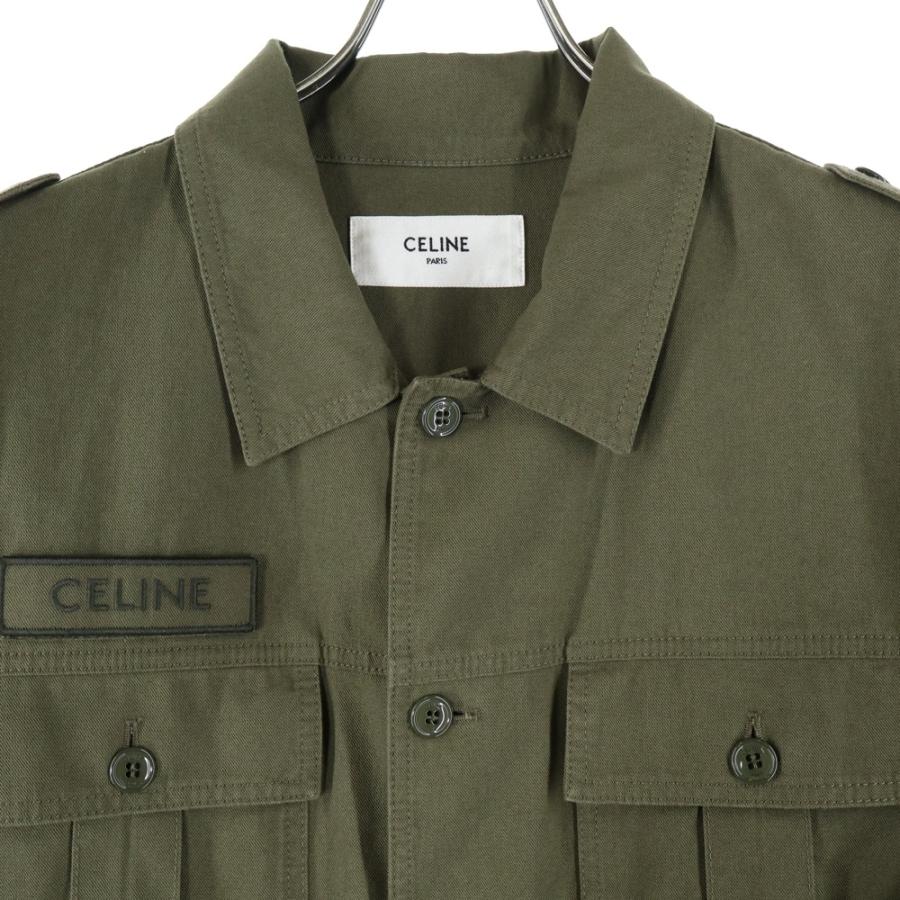 CELINE（セリーヌ） 24SS SAHARIENNE JACKET ロゴワッペン