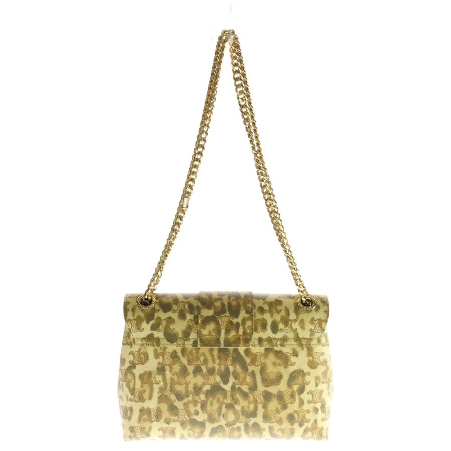CELINE（セリーヌ） ヴィクトワール トリオンフ レオパード柄 チェーン