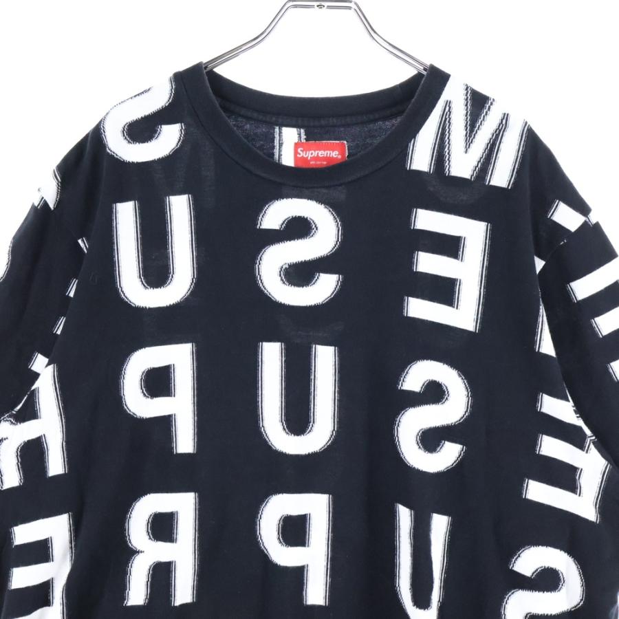 Supreme（シュプリーム） 21SS Intarsia S/S Top スペルアウト クルー