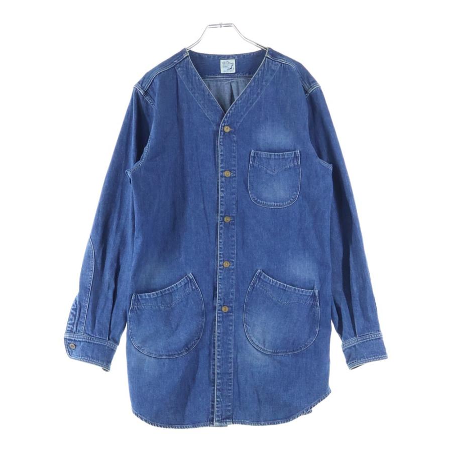orSlow（オアスロウ） オアスロー ノーカラー フロントボタン デニム