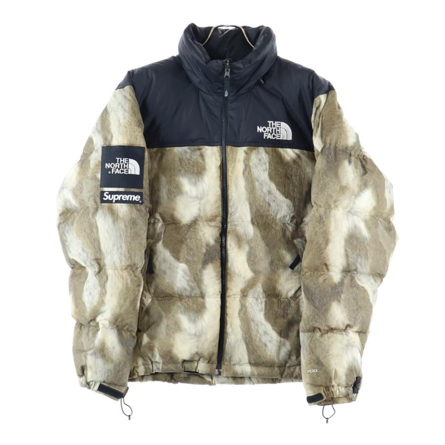 Supreme ノースフェイス 13AW fur print nuptse Supreme（シュプリーム） 13AW × THE NORTH FACE Fur Print Nuptse