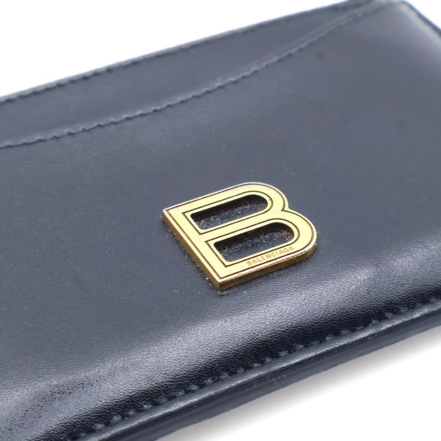 BALENCIAGA（バレンシアガ） Bロゴプレート レザーコインケース 