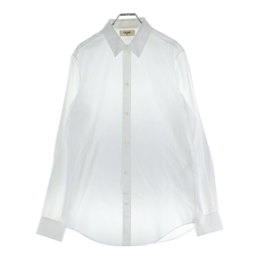 CELINE（セリーヌ） COTTON POPLIN SKINNY SHIRT コットン ポプリン
