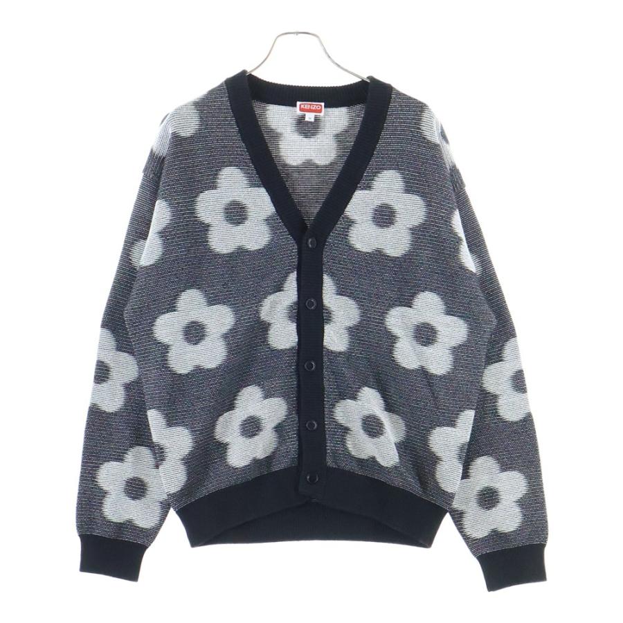 KENZO（ケンゾー） フラワー カーディガン FD65CA4103CA ニット