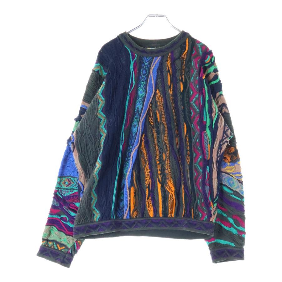 COOGI クージー 3D DESIGN KNIT SWEATER ケーブル コットン 長袖ニット 