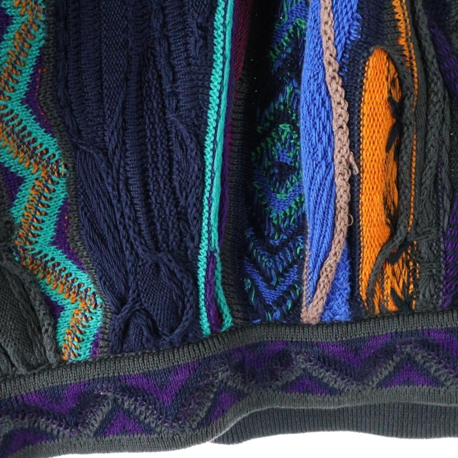 COOGI クージー 3D DESIGN KNIT SWEATER ケーブル コットン 長袖ニット