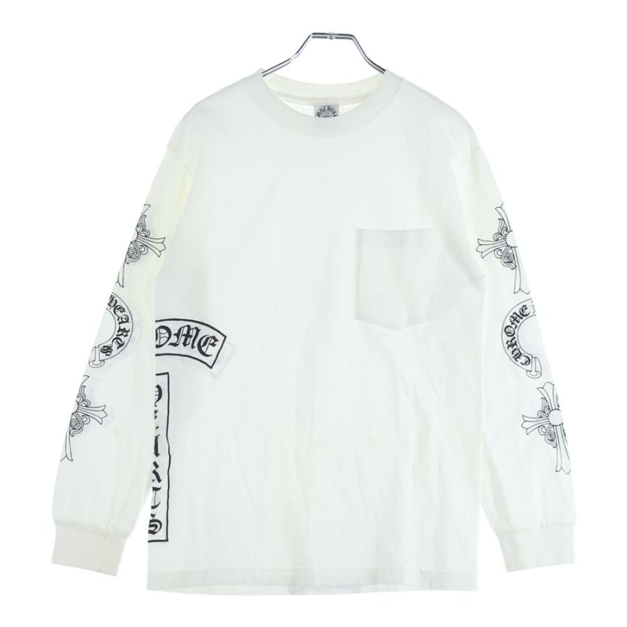 クロムハーツ】ヴィンテージ Tシャツ 長袖 M ホワイトchrome CHROME