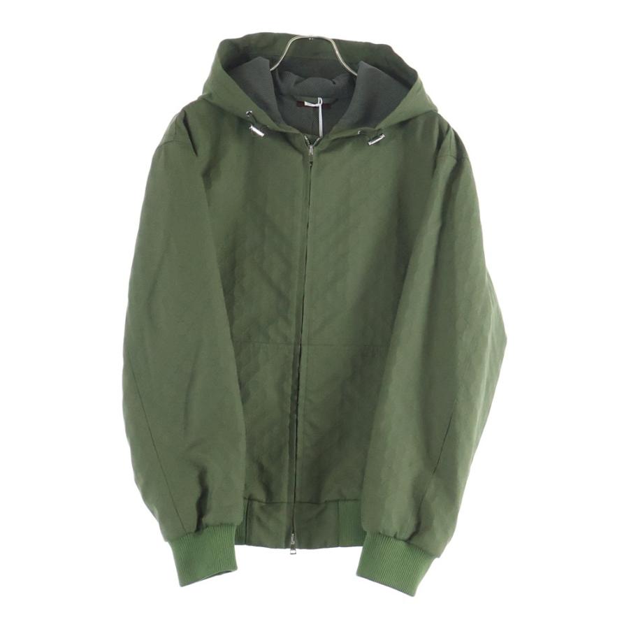 GUCCI（グッチ） GGコットン リップストップ フーデッド ジップアップ 