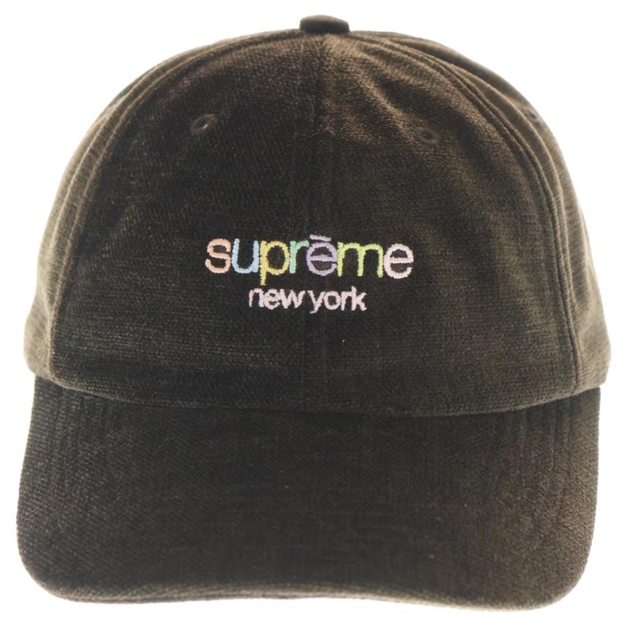 Supreme（シュプリーム） 22SS Chenill 6-Panel ロゴ刺繍 シェニール