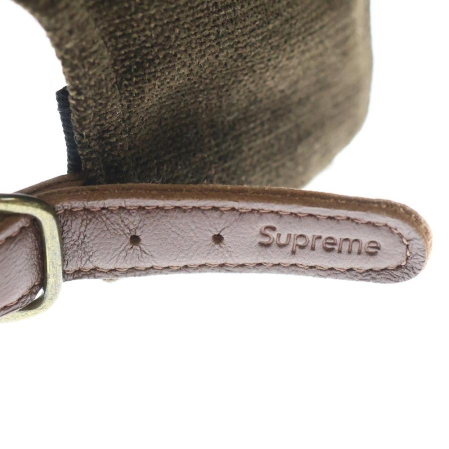 Supreme（シュプリーム） 22SS Chenill 6-Panel ロゴ刺繍 シェニール