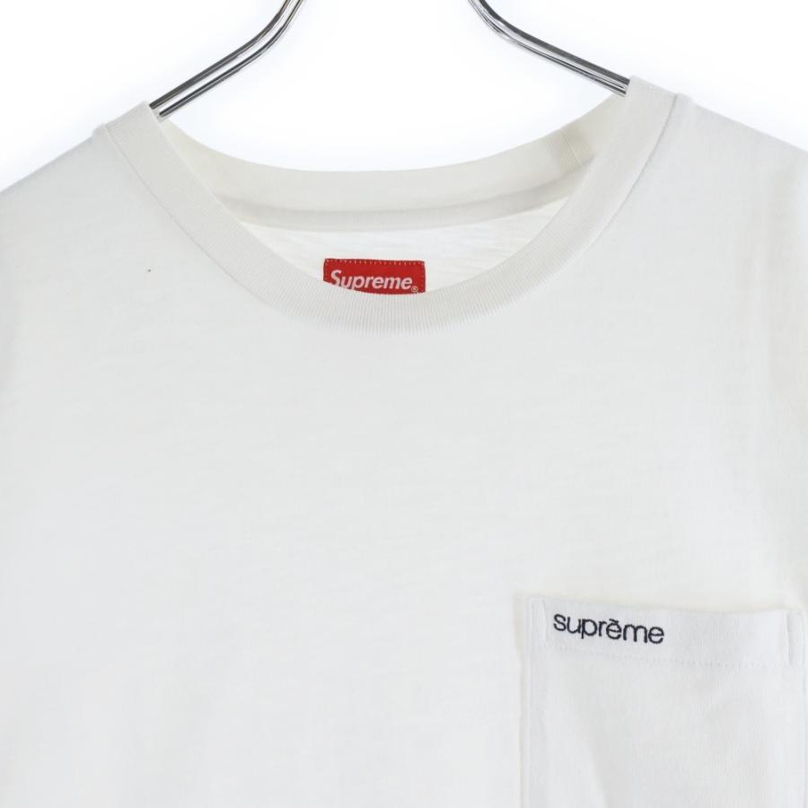 Supreme（シュプリーム） 22SS S/S Pocket Tee ポケット刺繍 クルー