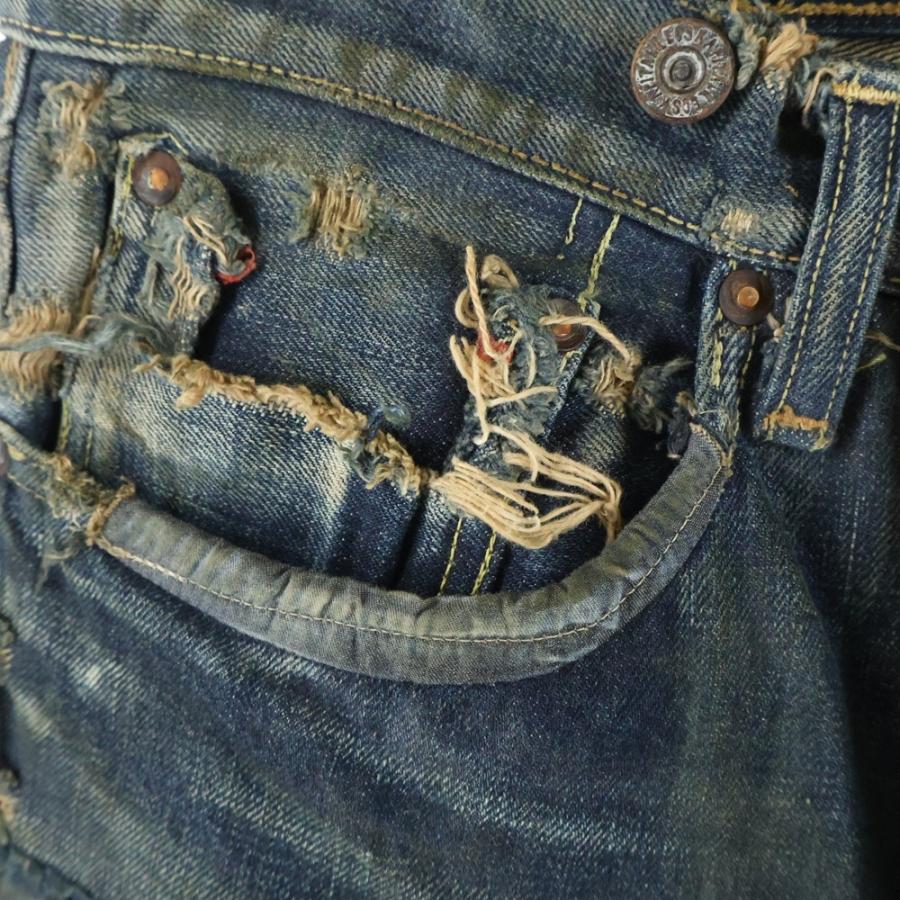 KAPITAL（キャピタル） BORO 襤褸 クラッシュ ヴィンテージ加工 刺繍子