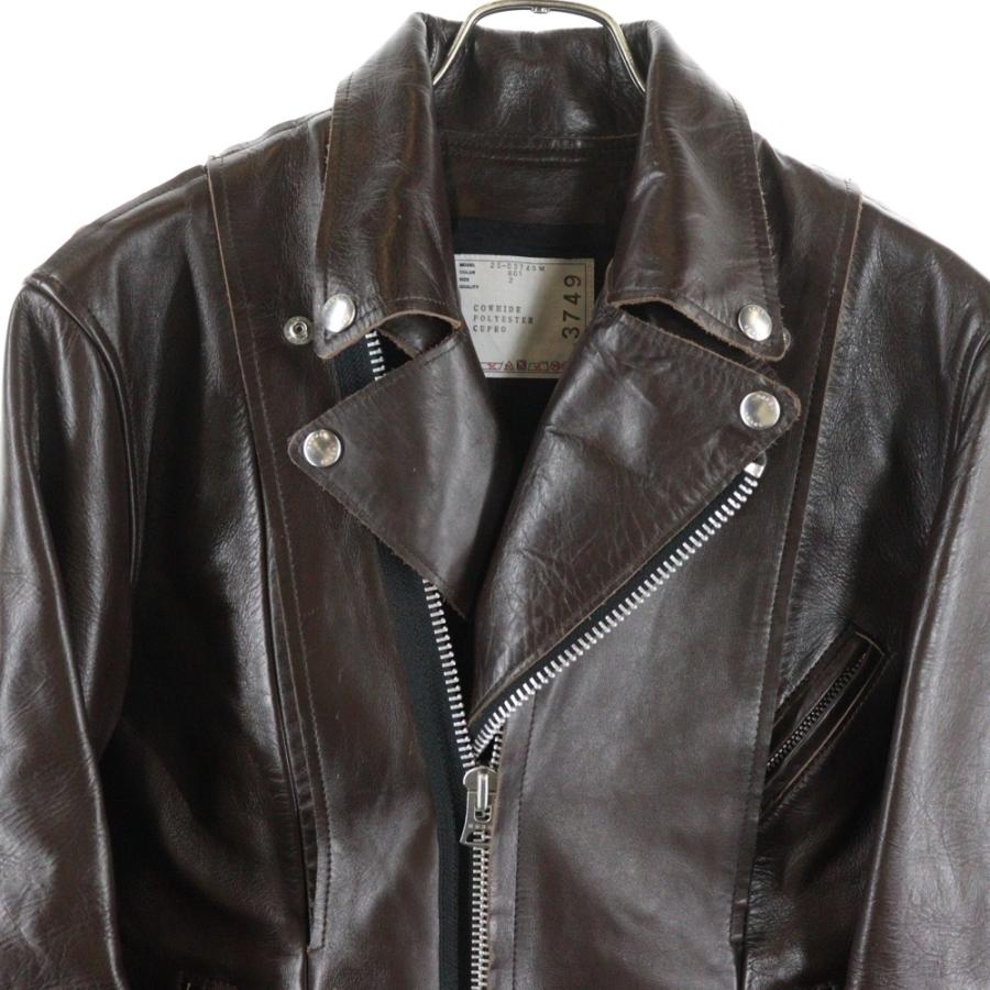 sacai（サカイ） 25AW Leather Jacket カウレザー ダブルライダース