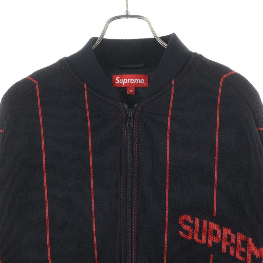 Supreme（シュプリーム） 23SS Pinstripe Varsity Zip Up Sweater ピン