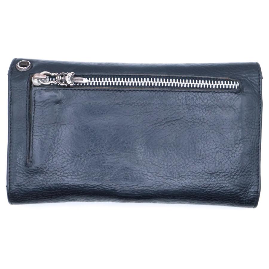 CHROME HEARTS（クロムハーツ） WAVE ウェーブ レザーウォレット 財布