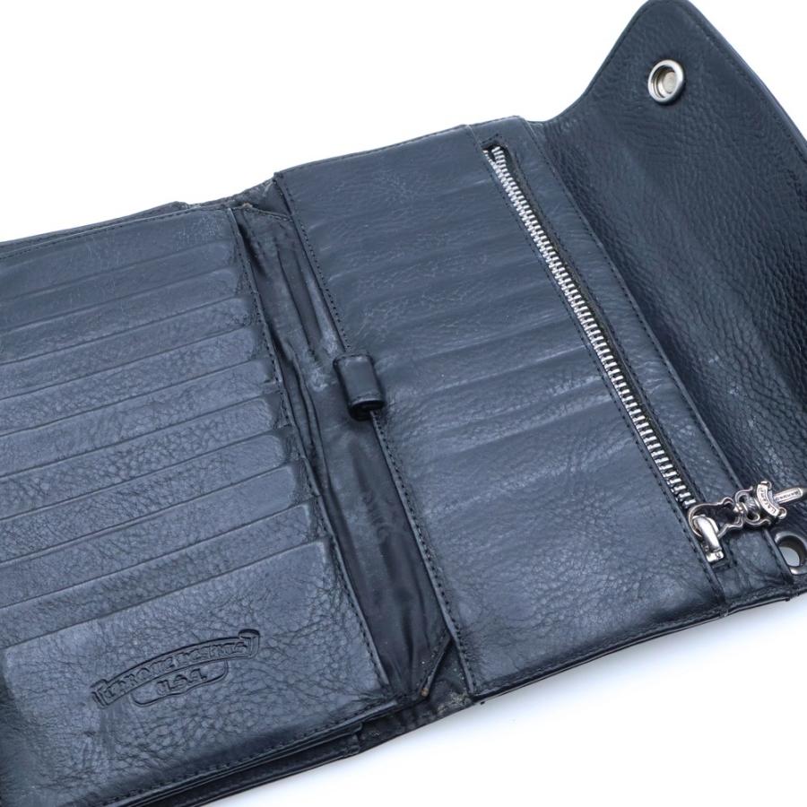 CHROME HEARTS（クロムハーツ） WAVE ウェーブ レザーウォレット 財布