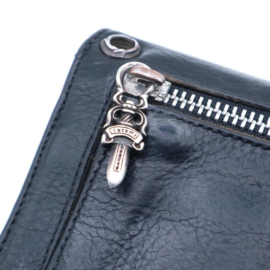 CHROME HEARTS（クロムハーツ） WAVE ウェーブ レザーウォレット 財布