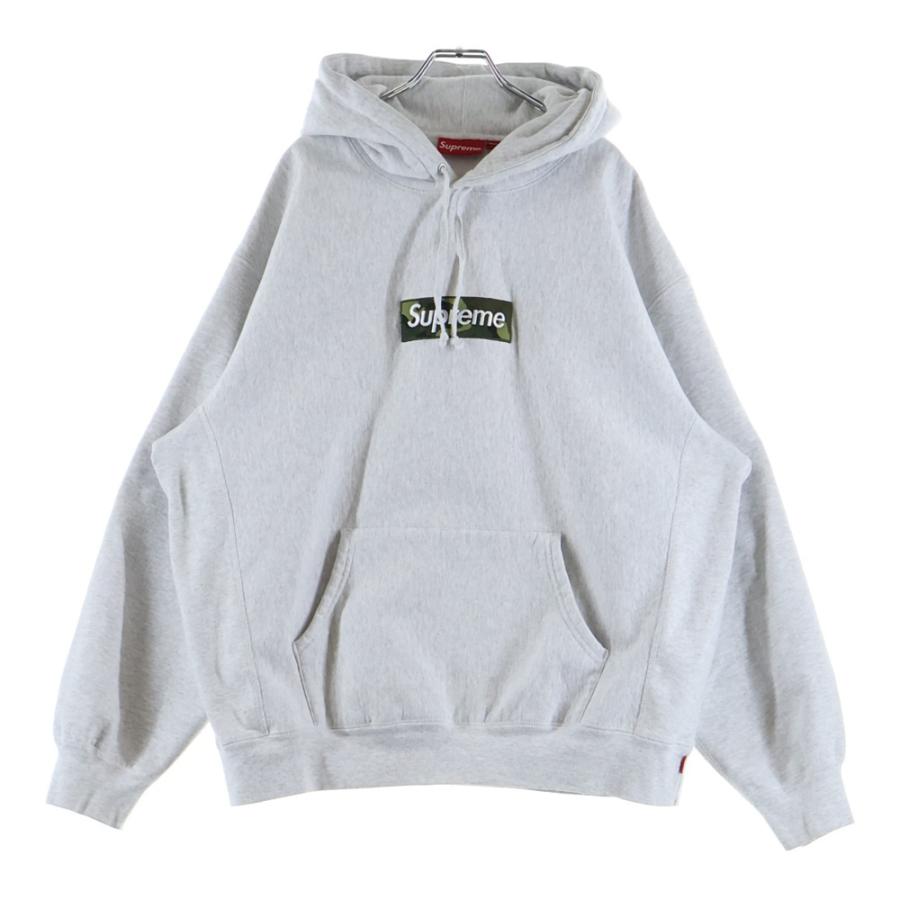 supreme シュプリーム　グレー　パーカー Supreme（シュプリーム） Supreme Small Box Half Zip Pullover Hooded