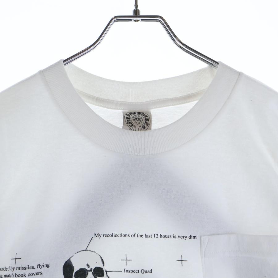 最終値下げ！【正規品Chrome Hearts 】Foti ホワイト Tシャツ CHROME HEARTS（クロムハーツ） FOTI S/S TEE フォティ ペペ クルー