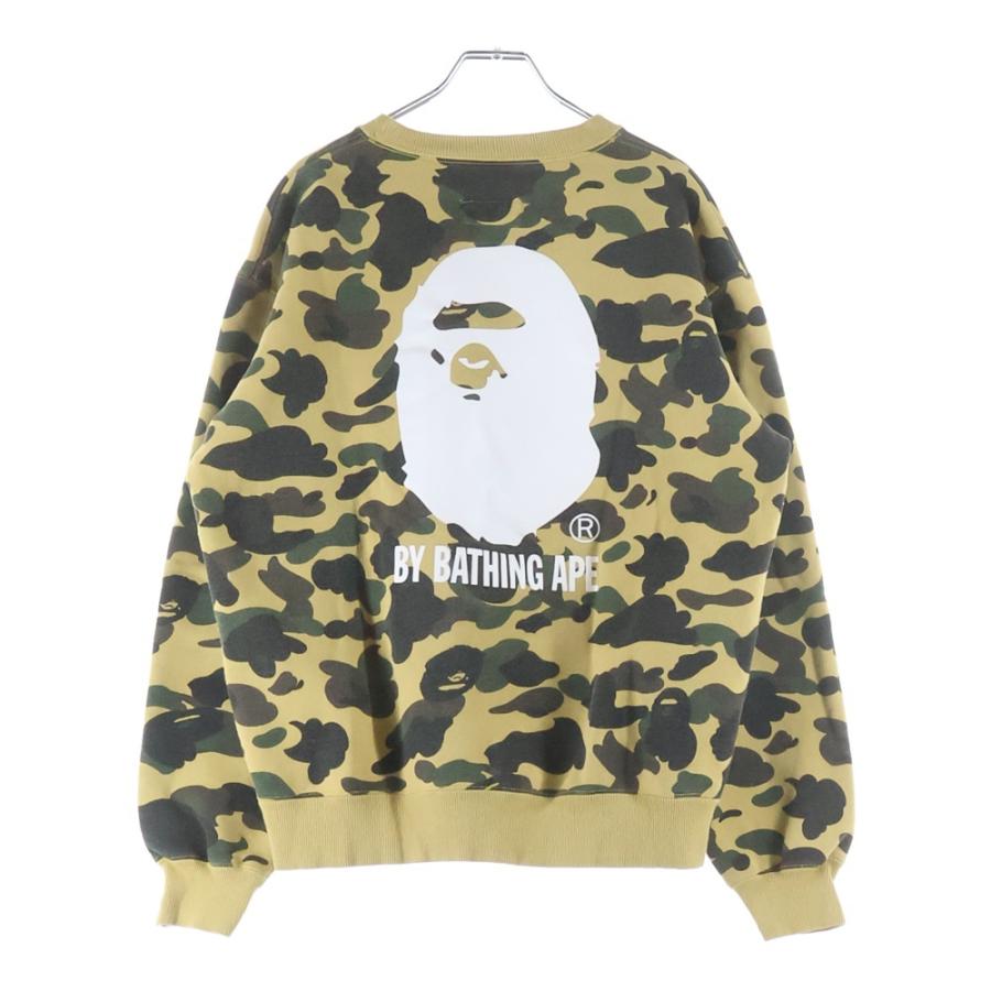 A BATHING APE カモ柄 カレッジ クルースウェット アベイシングエイプ