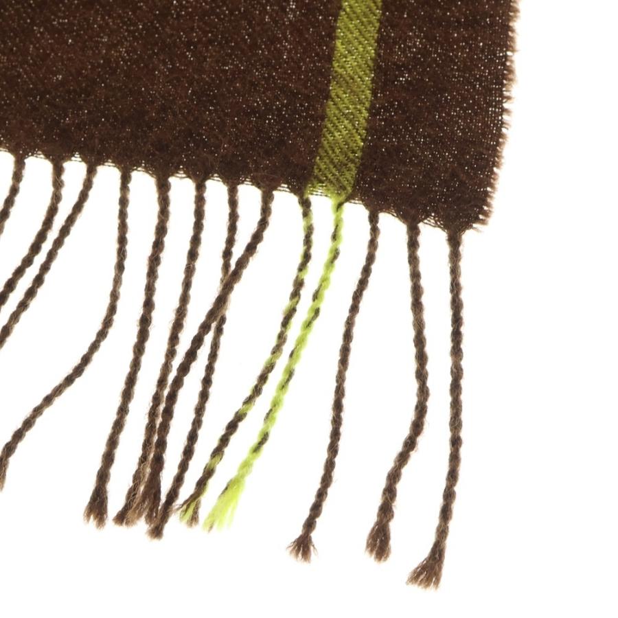 NO BRAND ノーブランド MAGNIBERG MAGNIBERG CHECK SCARVES トゥモローランド別注 チェック柄 アルパカマフラー ブラウン 97-04-35-04404 K NO BRAND ノーブランド MAGNIBERG CHECK SCARVES トゥモローランド別注