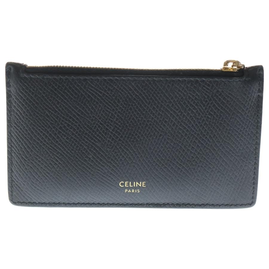 CELINE（セリーヌ） Unlock Your Fantasies ロゴ刻印 レザー カード