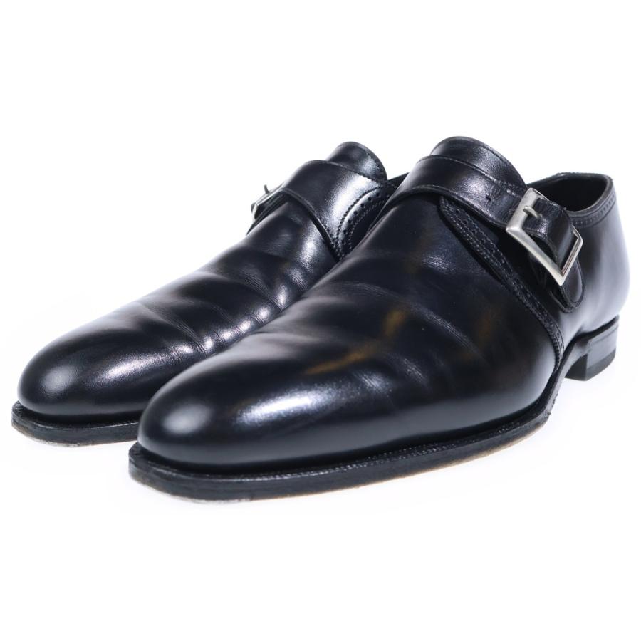 Crockett&Jones クロケットアンドジョーンズ BALLIOL 5912 モンクストラップ レザードレスシューズ ブラック Crockett&Jones クロケットアンドジョーンズ BALLIOL 5912 モンク