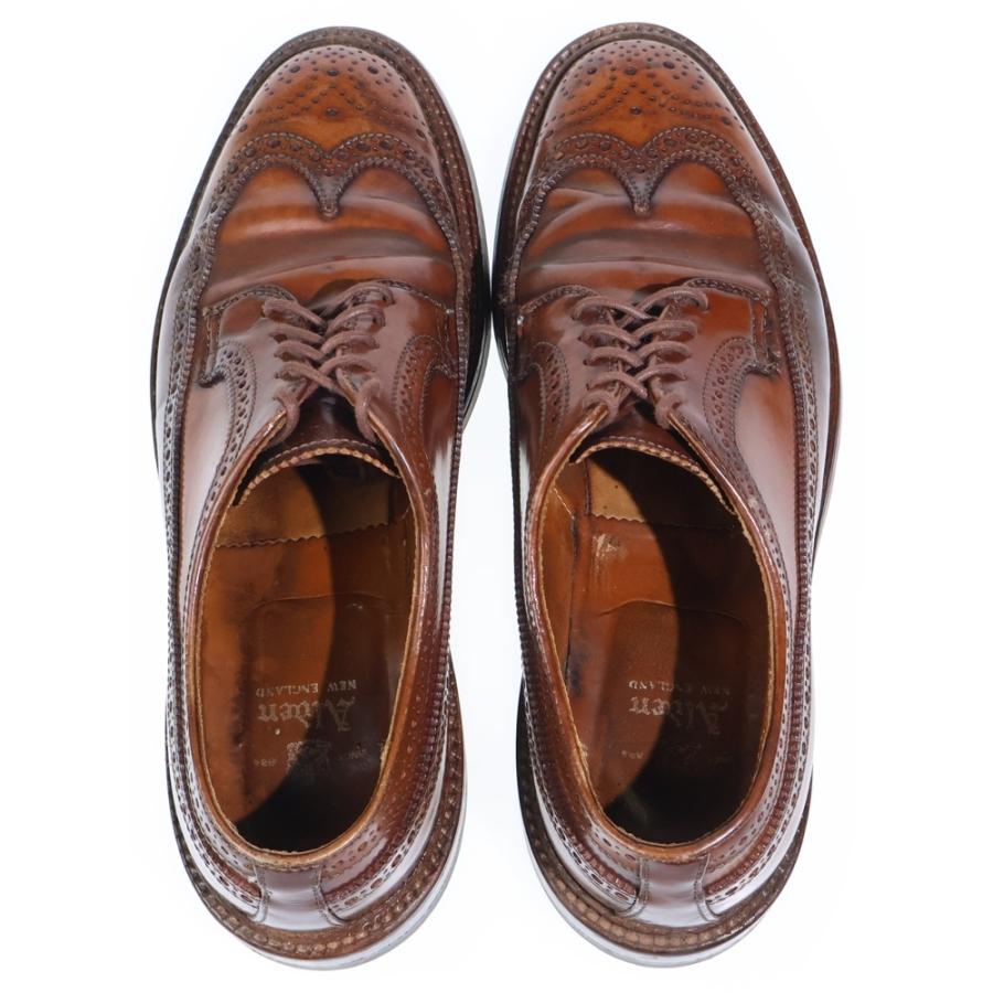 Alden オールデン ウイングチップ レースアップブーツ コードバン ALDEN（オールデン） コードバン ウィングチップ レースアップレザー