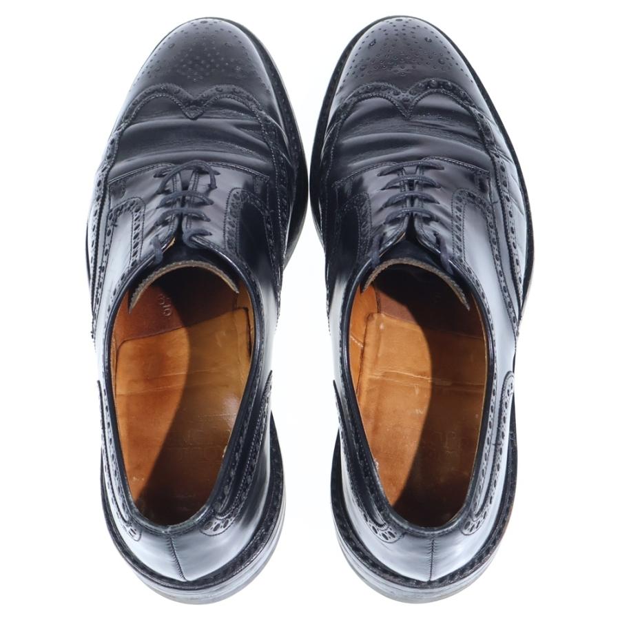 Crockett&Jones クロケットアンドジョーンズ PEMBROKE 8679RS ウィングチップ レザーレースアップシューズ ブラック CROCKETT&JONES（クロケット＆ジョーンズ） クロケットアンド