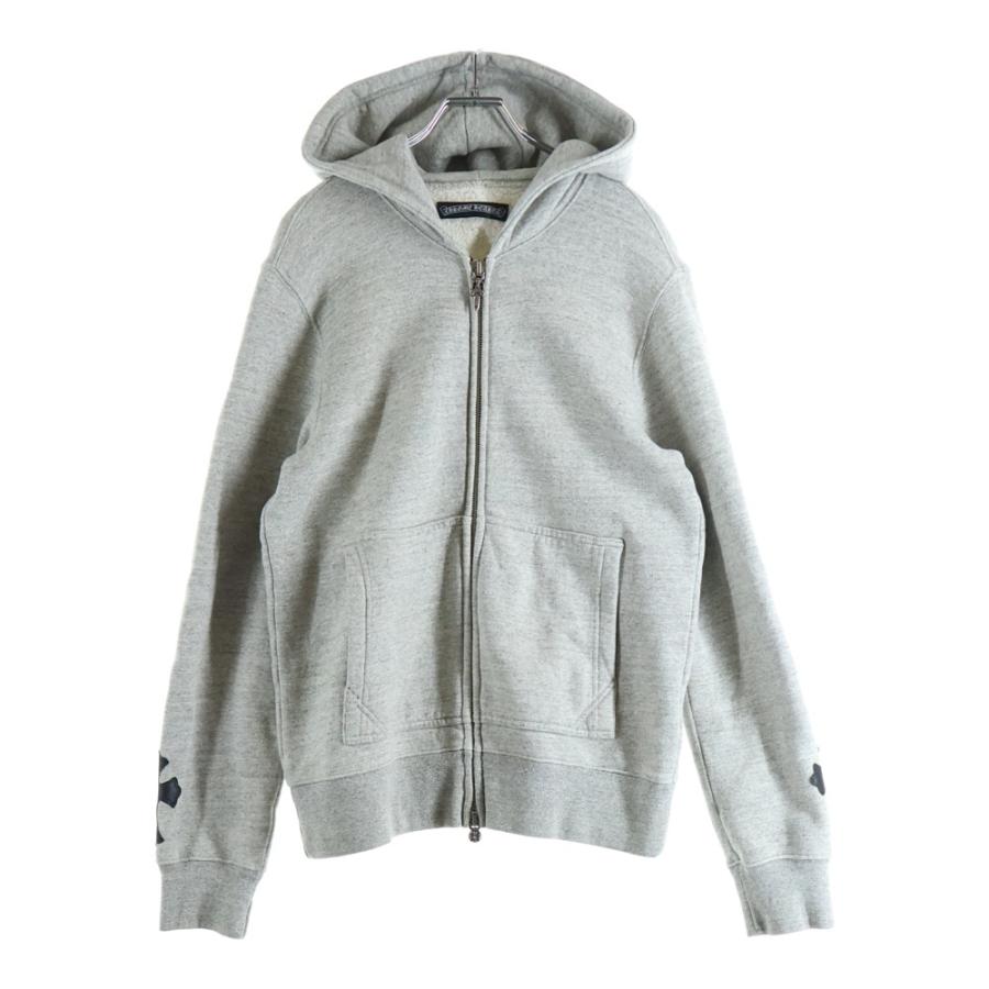 CHROME HEARTS（クロムハーツ） CROSS PATCH DOUBLE ZIP UP HOODIE