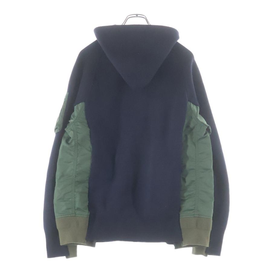 sacai（サカイ） Sponge Sweat MA-1 Hoodie スポンジスウェット ジップ