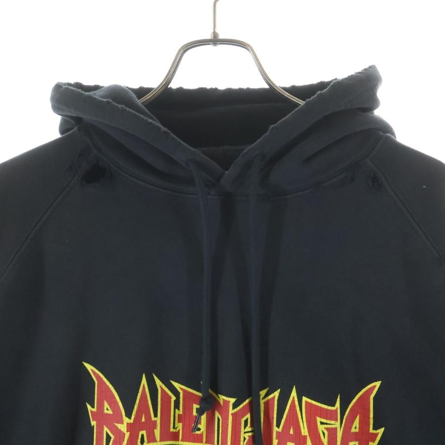 BALENCIAGA（バレンシアガ） 22SS Metal Hoodie Oversized メタルロゴ