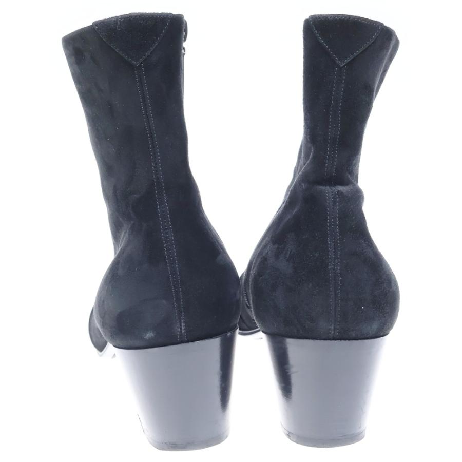 サンローラン Saint Laurent paris ヒール スウェードブーツ SAINT LAURENT PARIS サンローランパリ スウェード サイドジップ
