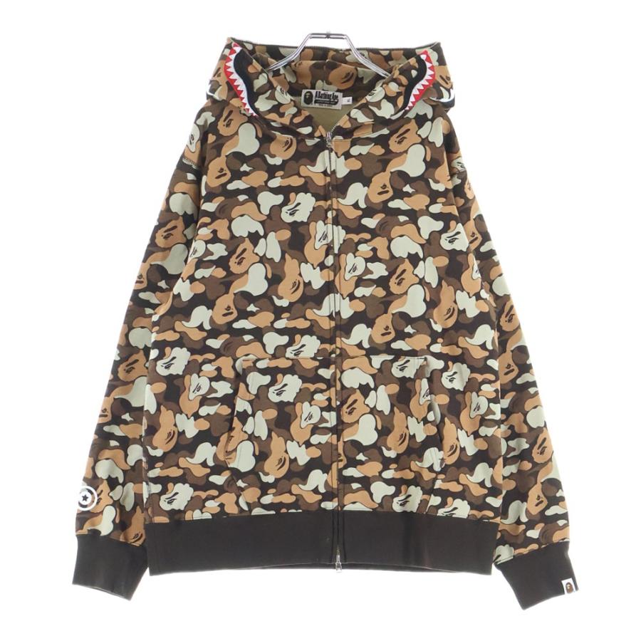 A BATHING APE（アベイシングエイプ） 1ST CAMO SHARK FULL ZIP HOODIE 