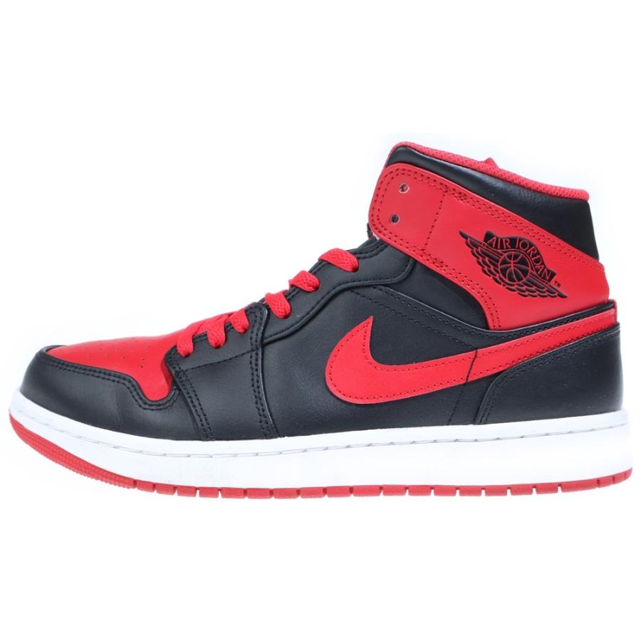 NIKE（ナイキ） AIR JORDAN 1 MID BRED TOE エアジョーダン 1 ブレッド