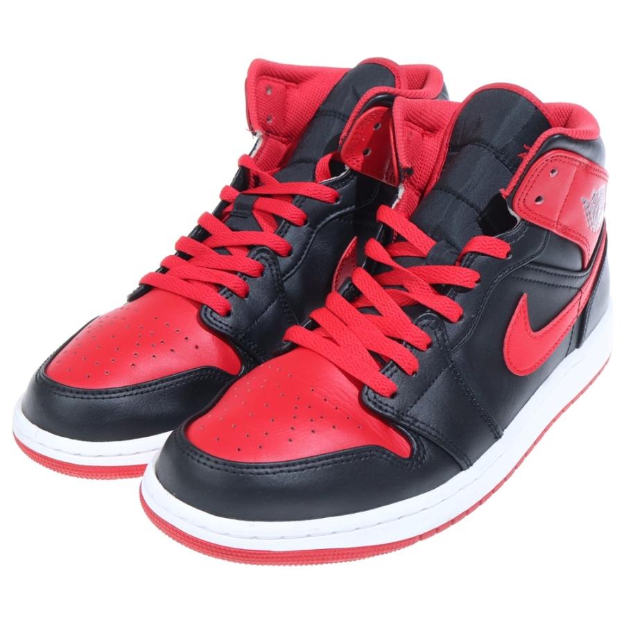 NIKE（ナイキ） AIR JORDAN 1 MID BRED TOE エアジョーダン 1 ブレッド 