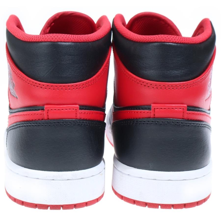 NIKE（ナイキ） AIR JORDAN 1 MID BRED TOE エアジョーダン 1 ブレッド