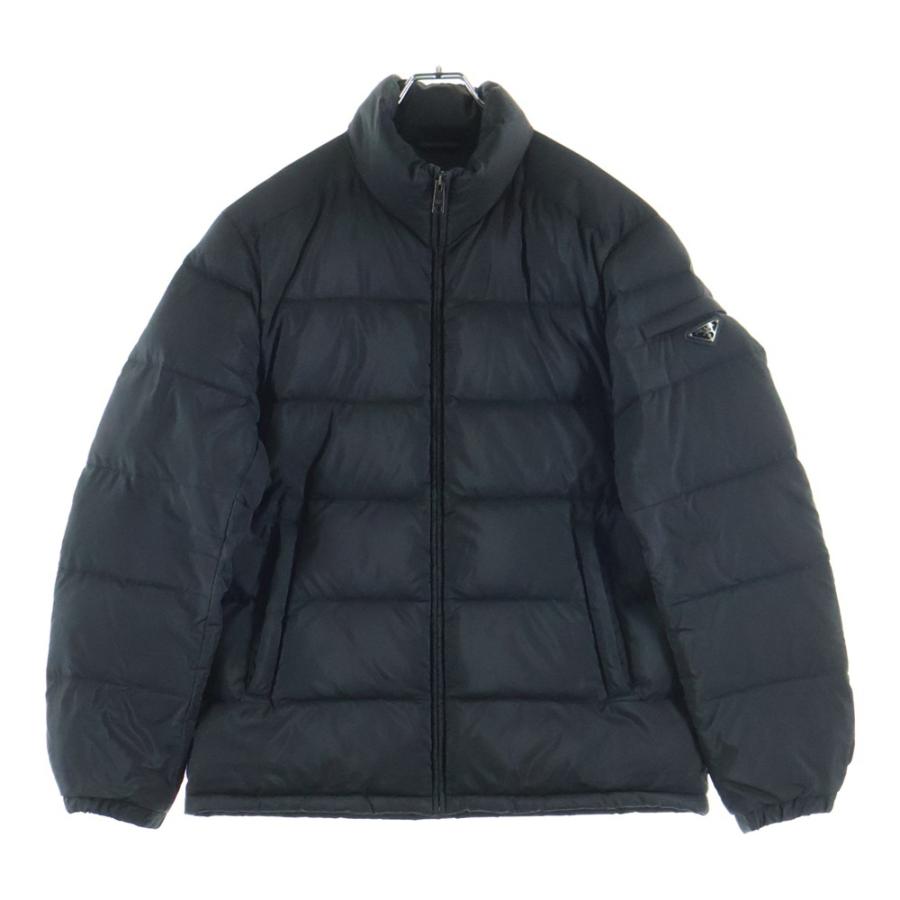 PRADA（プラダ） NYLON PIUMA NERO 三角ロゴプレート ナイロン ダウン 